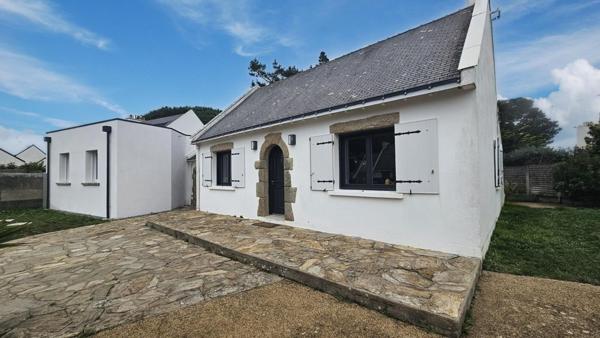 Plain-pied, exposition, plage à 200m, jardin clos.