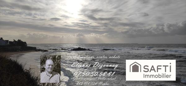 Plain-pied, exposition, plage à 200m, jardin clos.