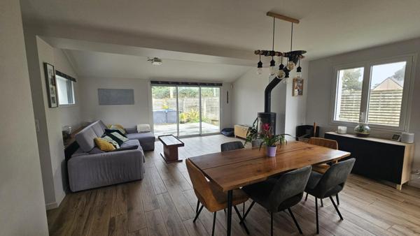 Plain-pied, exposition, plage à 200m, jardin clos.