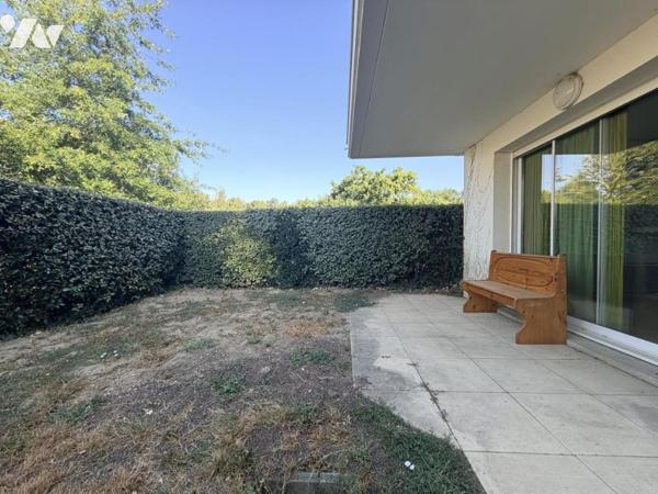 Appartement T3 avec 2 chambres et jardinet privatif