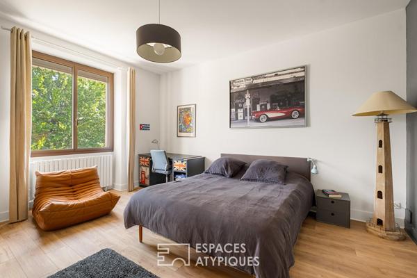 Ancienne bastide rénovée avec piscine et vue