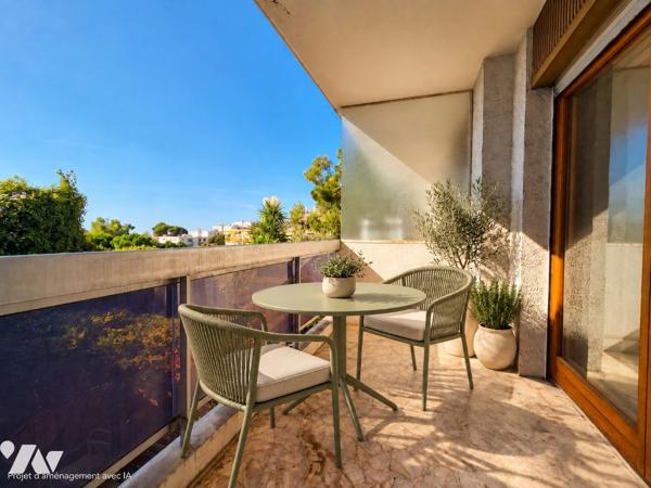 Riou / Petit Juas . Appartement au calme, vue dégagée et possibilité de créer trois pièces.