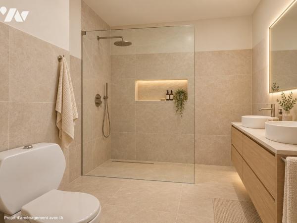 Riou / Petit Juas . Appartement au calme, vue dégagée et possibilité de créer trois pièces.
