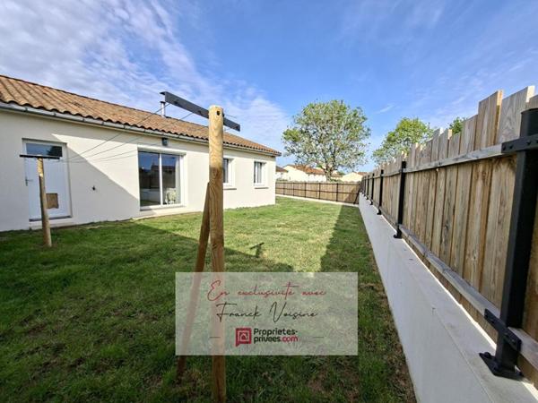 A VENDRE en Exclusivité aux Herbiers, maison de 75 m2 avec 3 chambres sur une parcelle de 377 m2