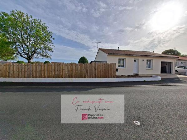 A VENDRE en Exclusivité aux Herbiers, maison de 75 m2 avec 3 chambres sur une parcelle de 377 m2