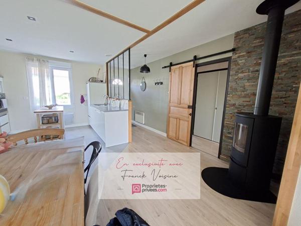 A VENDRE en Exclusivité aux Herbiers, maison de 75 m2 avec 3 chambres sur une parcelle de 377 m2
