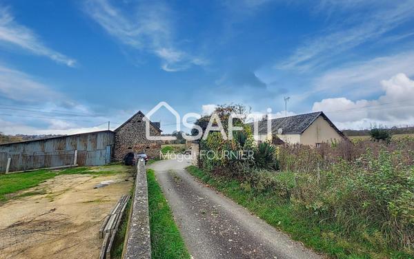 Grand corps de ferme en campagne à finir de renover