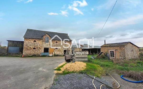 Grand corps de ferme en campagne à finir de renover