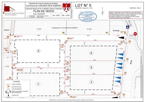Terrain à vendre 728 m² Laroque-des-Albères