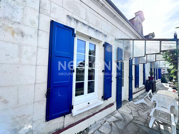 Vente élégante maison en pierre de tuffeau de 109 m² avec 4 chambres et bureau au coeur de Château-du-Loir (72500)