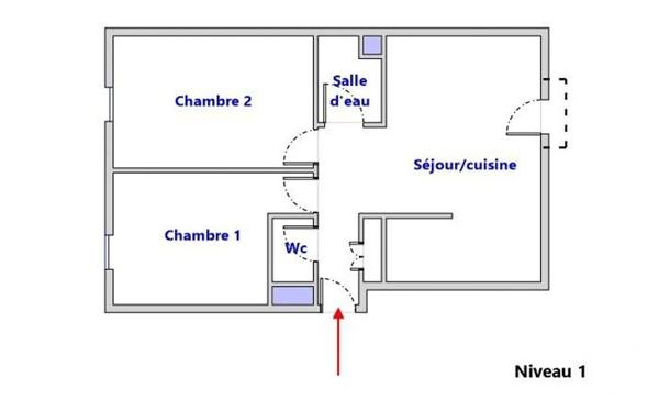 Appartement F3 à vendre  3 pièces - 51 m 2   UZES  - 30