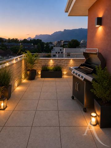 Appartement 4 pièces avec terrasse de 92 m² et jacuzzi