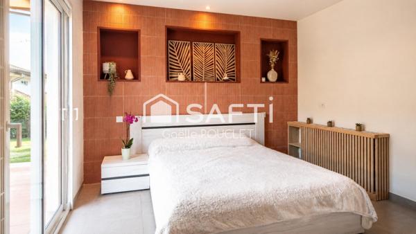 Maison contemporaine 125 m2- piscine chauffée