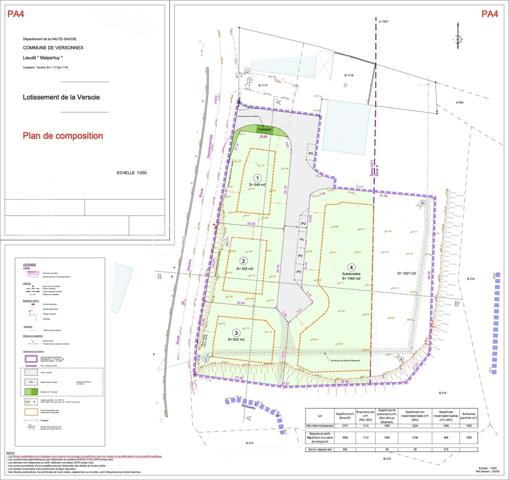 Terrain de 750 m²