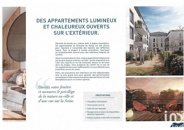 Appartement à vendre 2 pièces 44 m² Villeneuve-la-Garenne