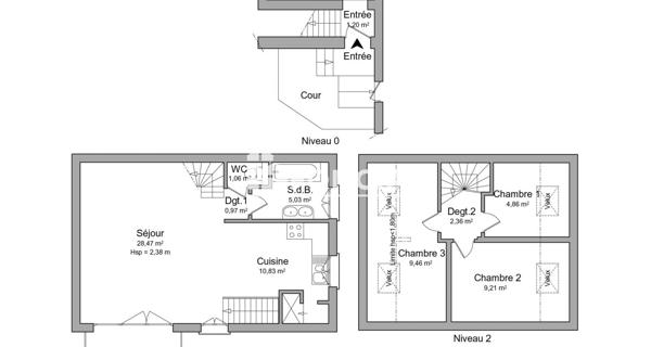 Location Appartement 4 pièces 73.45 m² - Epfig 67680