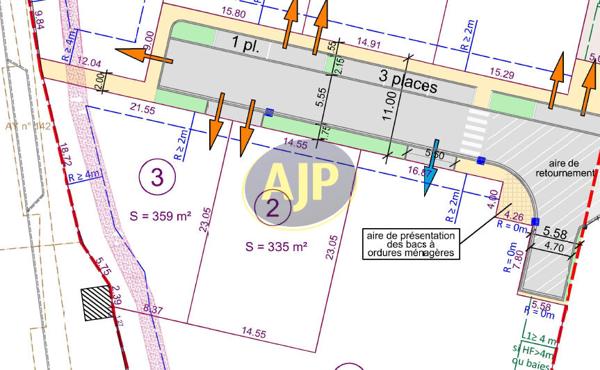 Vente terrain Le Taillan Medoc : 185 000 € - AJP ACTEA Talence