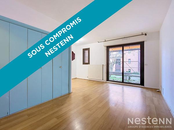 *** SOUS COMPROMIS ** Ramonville Saint-Agne. Appartement T1 en rez-de-jardin avec une cave a vendre.