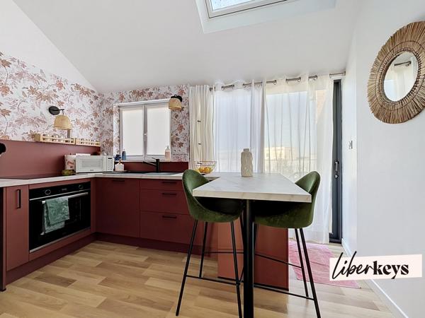 Maison de village rénovée avec jardin - 2 pièces - 48 m2- Fresnay-sur-Sarthe