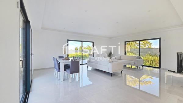 Saint-Etienne de st Geoirs, Maison contemporaine de plain-pied – 125 m² – Terrain 675 m²