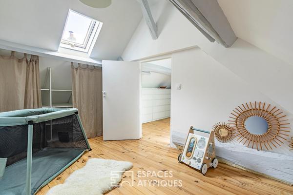 Maison de ville rénovée avec terrasse en centre ville de Crépy-en-Valois
