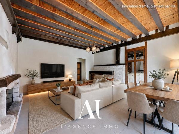 Duplex traversant T5 3 Chambres 127 m2 avec garage communiquant et stationnement privatif à GEX 01170