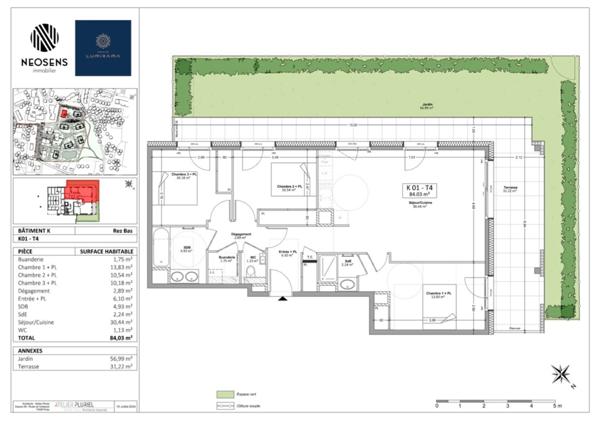 Appartement à vendre 4 pièces COLLONGES SOUS SALEVE (74)