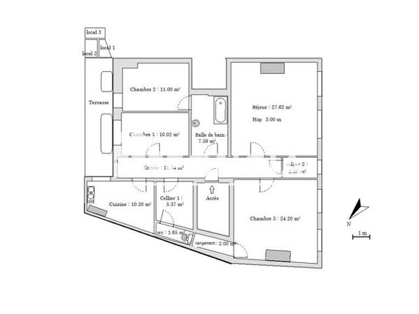 Location Appartement 4 pièces 113.94 m² - 28 COURS PORTAL Bordeaux 33000
