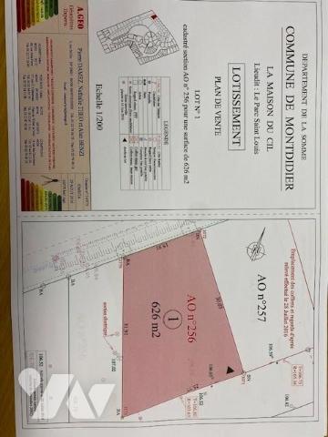 Terrain à bâtir MONTDIDIER