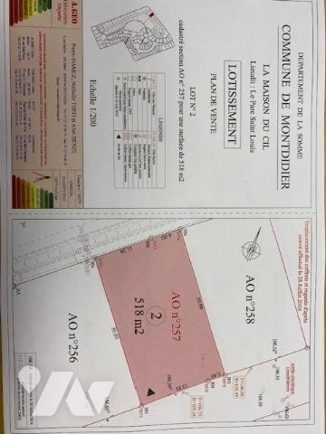 Terrain à bâtir MONTDIDIER