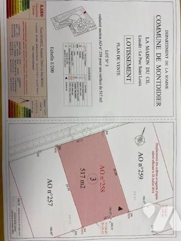 Terrain à bâtir MONTDIDIER