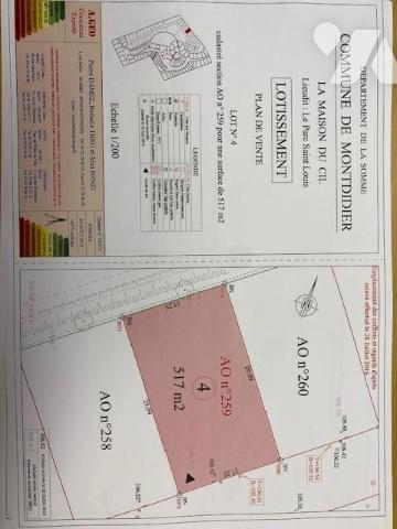 Terrain à bâtir MONTDIDIER