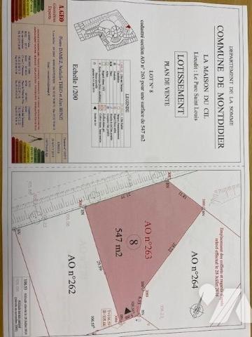 Terrain à bâtir MONTDIDIER