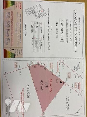 Terrain à bâtir MONTDIDIER