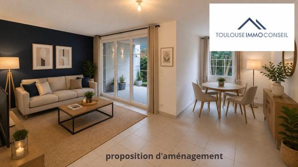 appartement T3 avec jardin