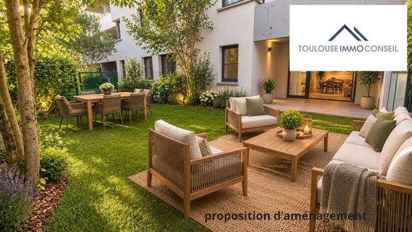 appartement T3 avec jardin
