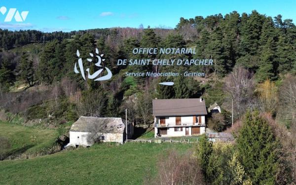 MAISON ET MOULIN A FOURNELS VENTE NUE-PROPRIÉTÉ (viager occupé sans rente) 