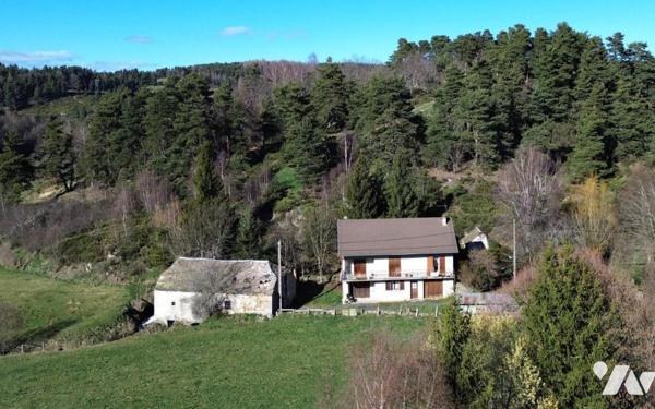 MAISON ET MOULIN A FOURNELS VENTE NUE-PROPRIÉTÉ (viager occupé sans rente) 