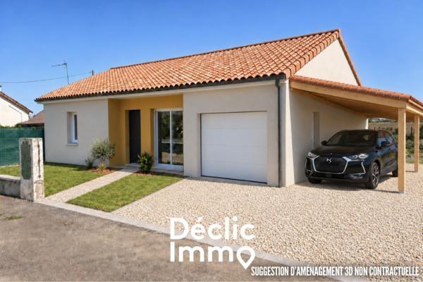 Vente maison individuelle Naintre, 86m² 4 pièces 219 900€ avec garage