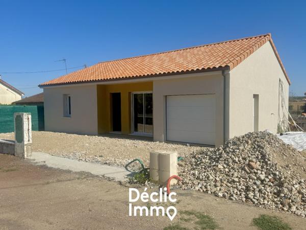 Vente maison individuelle Naintre, 86m² 4 pièces 219 900€ avec garage
