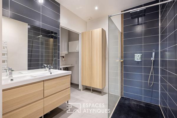 Appartement esprit loft avec jardin dans une ancienne ferme