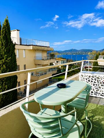 Saint-Tropez: studio vue mer, terrasse et rendement locatif exceptionnel