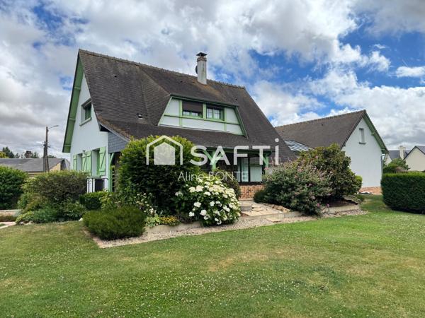 Maison sur sous-sol avec double garages et garage camping car