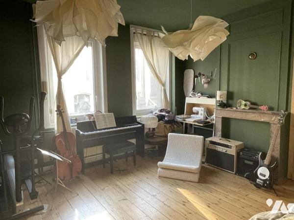 Lille secteur Vauban Maison 158 m² habitables (4 chambres, 2 salles d'eau) cave et jardin