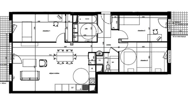 Appartement à vendre 4 pièces 89 m² Saint-Julien-en-Genevois