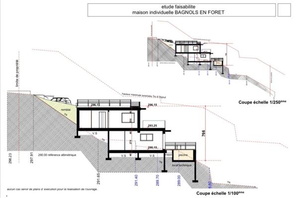 Terrain à vendre de 910 m² avec PC accordé à BAGNOLS EN FORET (83)