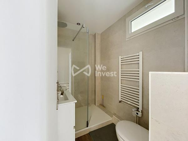 Appartement de type 2 rénové.