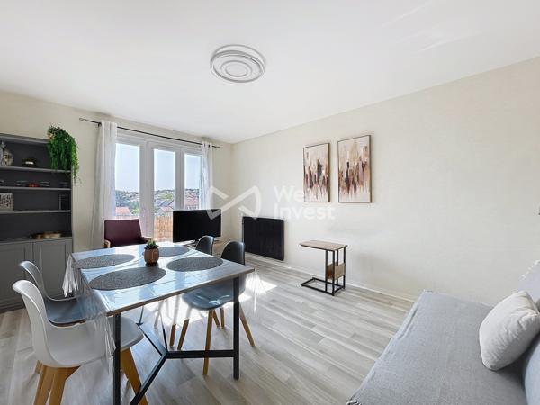 Appartement de type 2 rénové.