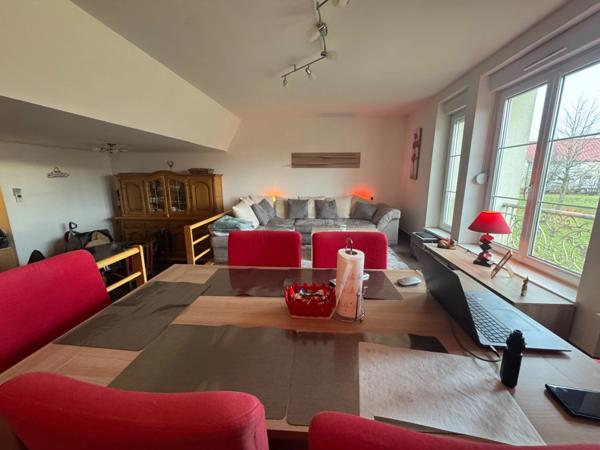 Dpt Moselle (57), à louer ZIMMING appartement 2 chambres avec garage et cave