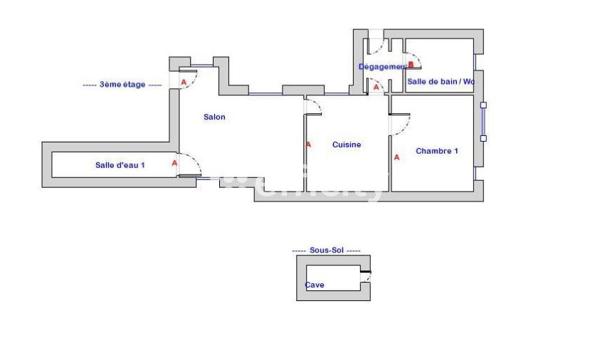 Appartement 4 pièces - 52 m²